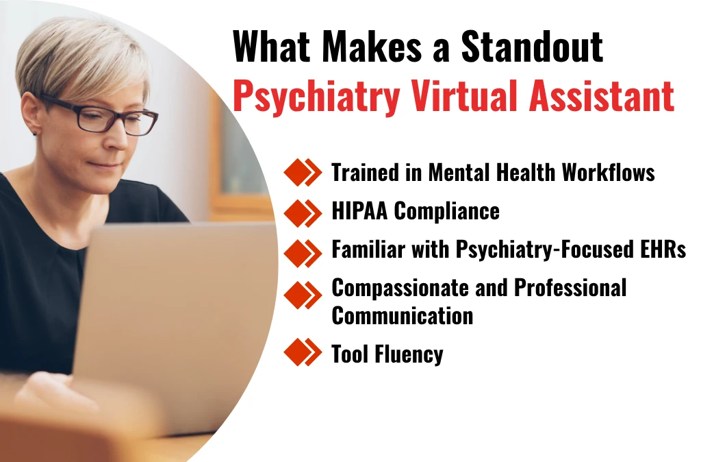 psychiatry virtual assistant qualities