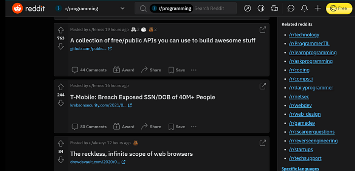 reddit-forums-for-programmers