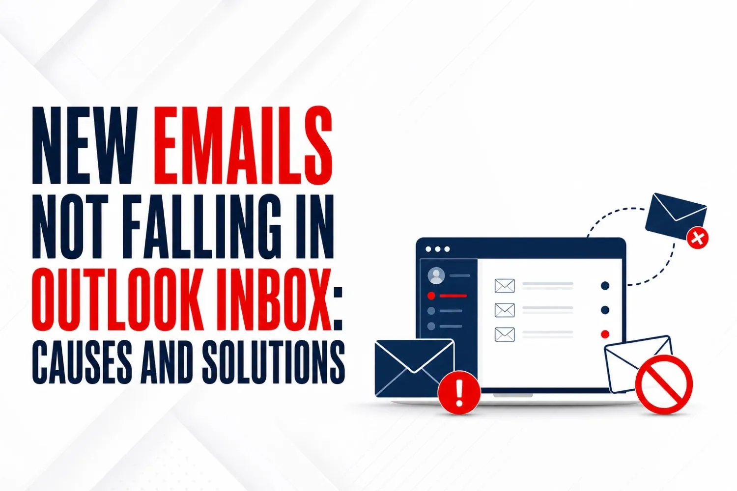 emails not falling in outlook
