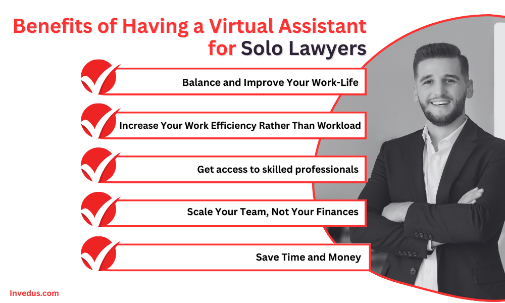 benefits of having a virtual assistant for solo lawyers