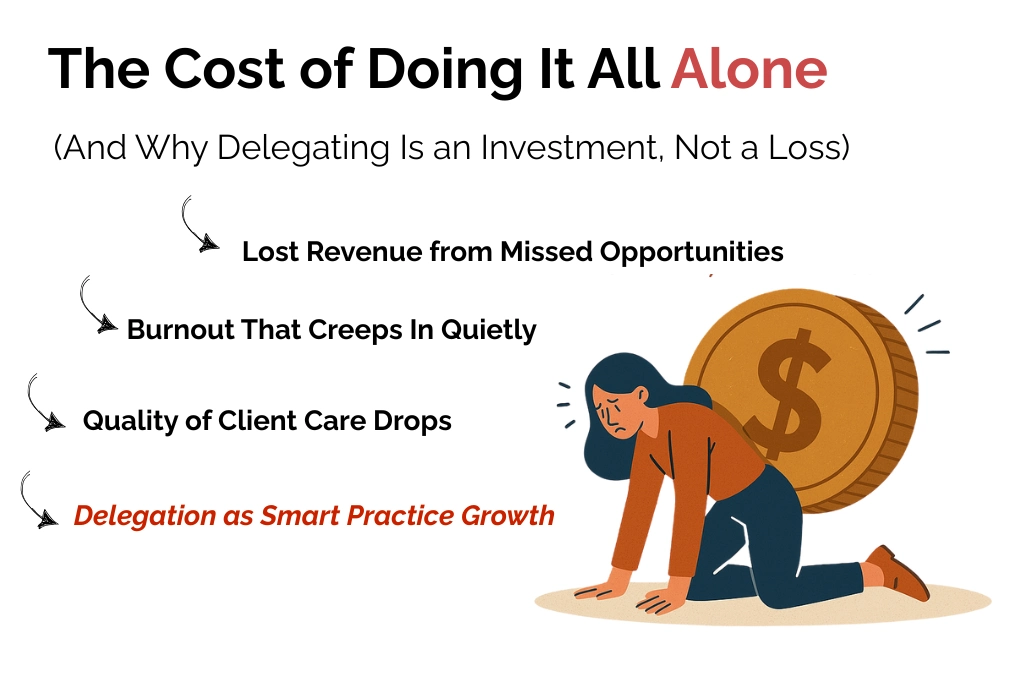 The Cost of Doing It All Alone (And Why Delegating Is an Investment, Not a Loss)