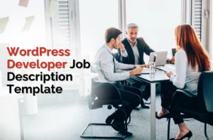 WordPress Developer Job Description