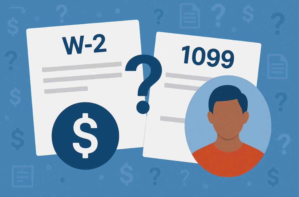 When Do W-2 and 1099 Apply to the Same Person?