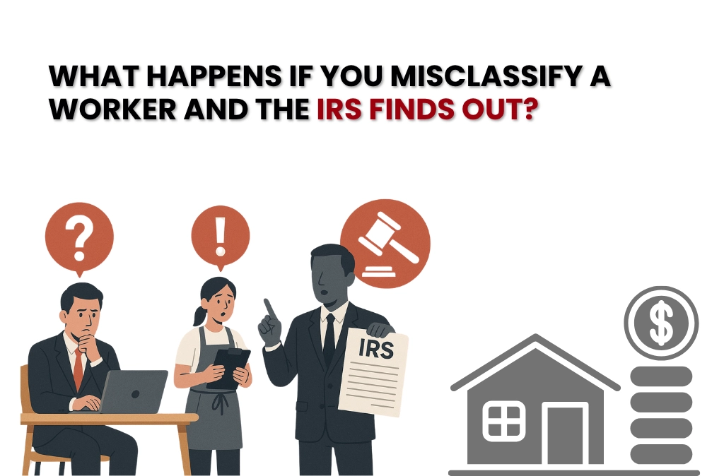 what happens if you misclassify a worker and the irs finds out?