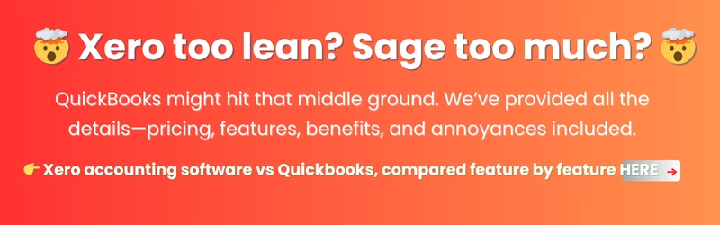 Xero accounting software vs Quickbooks, compared feature by feature